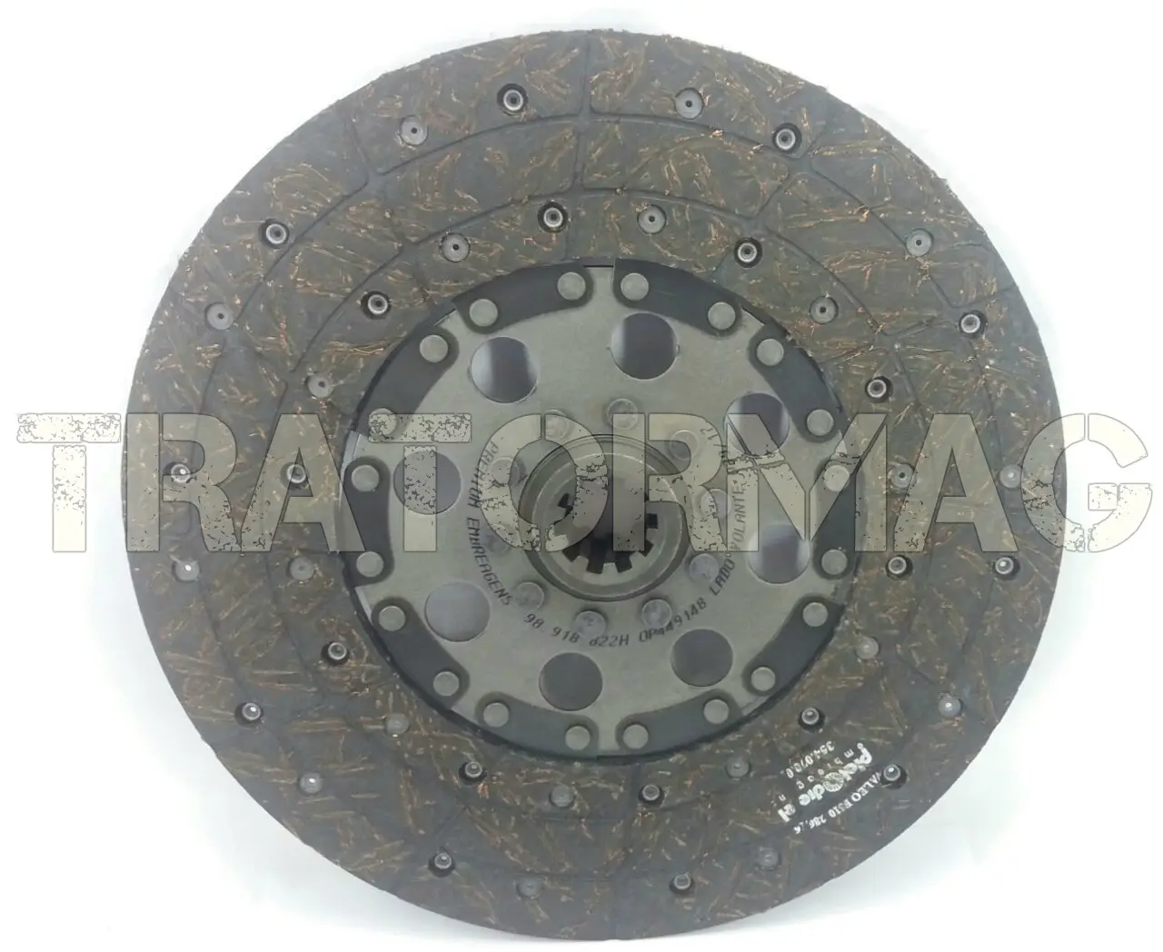 DISCO EMBREAGEM NOVO REFORÇADO, VALMET, VALTRA 1280, 1580, 1780, BH140, BH160, BH180, 80995220, 98918822H, 80995200. - Imagem 5