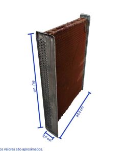 COLMEIA RADIADOR FORD 4600 4610 405X445X3 15128R