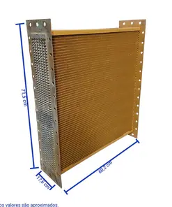 COLMEIA RADIADOR EM AÇO 595X630X6 KOMATSU D50 FLORESTAL 27410R 1310341680