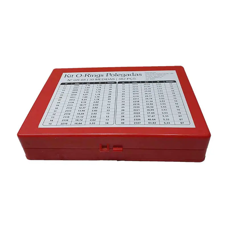 CAIXA DE ANEL ORING GR068 POLEGADA