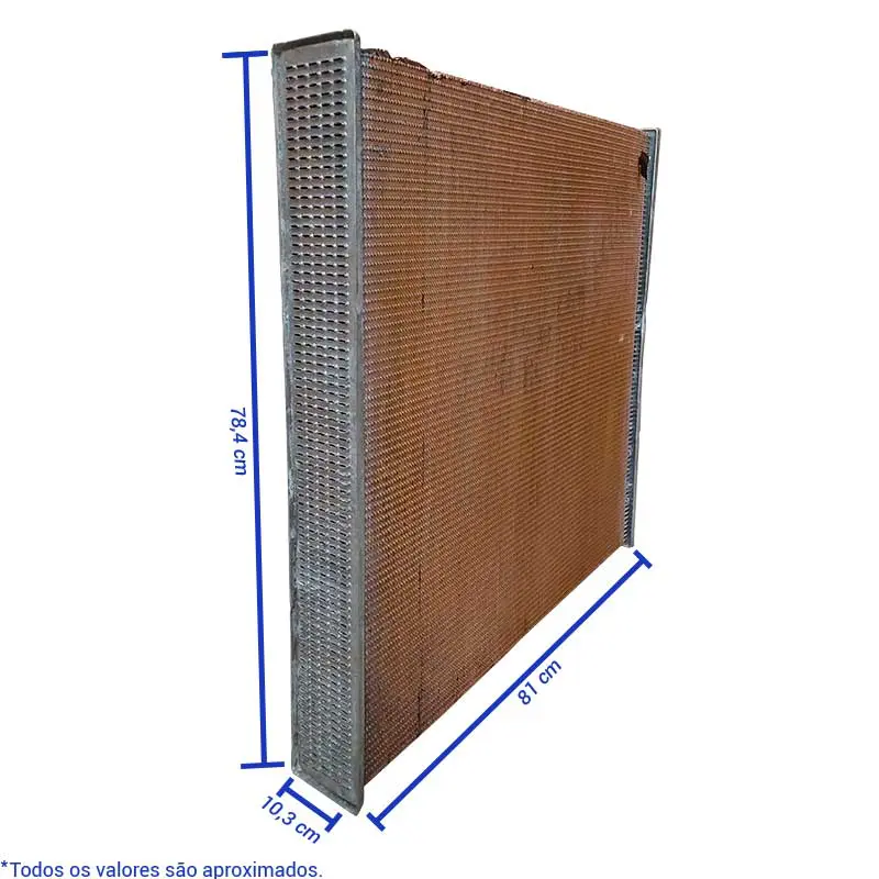 COLMEIA AÇO RADIADOR 790X770X5 AD14 FLORESTAL SCANIA