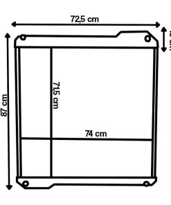 RADIADOR D´AGUA RG140 RG170 RG200 715X708mm 73164343