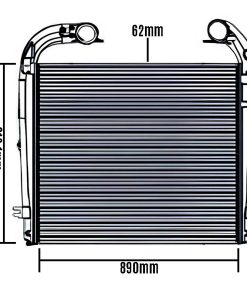 INTERCOOLER 890X812X62MM SCANIA EUROS G360 G400 42276 12 a 19