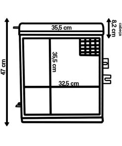 RADIADOR OLEO 360X340X4 854771 6273300 MF7140 7150 7170 7180