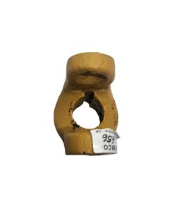 TERMINAL FURO REDONDO CHAVE 1/4 FURO TRANSVERSAL ROSCA 3/8 TA656