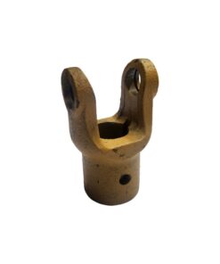 TERMINAL FURO REDONDO 25MM CHAVE 1/4 FURO TRANSVERSAL ROSCA 3/8 TA639