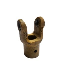 TERMINAL FURO REDONDO 25MM CHAVE 1/4 FURO TRANSVERSAL ROSCA 3/8 TA639